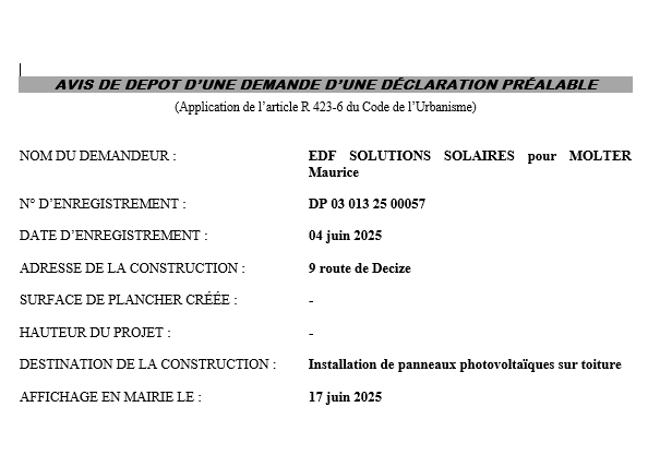 EDF SOLUTION POUR MOLTER