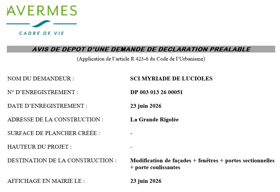 MYRIADE DE LUCIOLES 